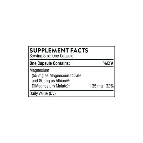 THORNE THORNE Magnesium CitraMate - Magnesium Supplement with Citrate-Malate -