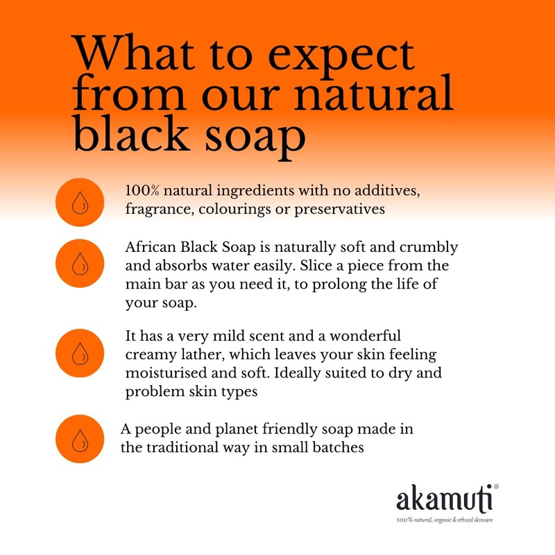 Akamuti African Black Soap 130G