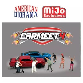 American Diorama 1:64 AMERICAN DIORAMA *DIECAST* 6pc *HANGING OUT #2* Model Figures NIP