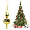 ZDNT Christmas Tree Topper, Gold Christmas Tree Topper, Plastic, Christmas