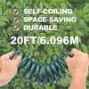 Lightweight EVA Recoil Garden Hose: Retractable Coil Water Hoses with