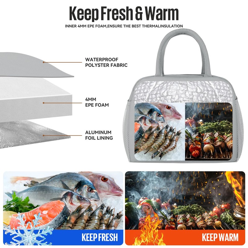 douyadady Lunch Bag&Box Women/Men Insulated&Reusable