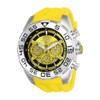 Invicta Men's Analog Quartz Watch with Silicone Strap 26298, Silver,
