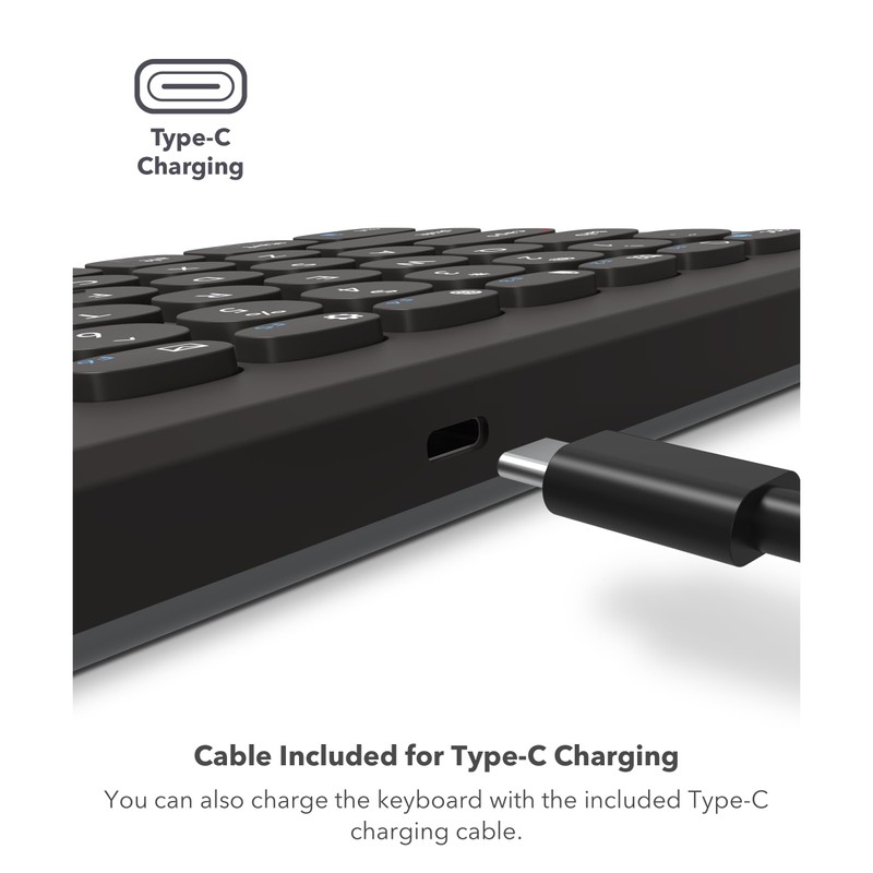 ZAGG Pro Keyboard 17 - Full-Size Wireless Charging Desktop Keyboard