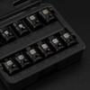 11PCS 3/8" Drive SAE Pipe Plug Socket Set, Tapered Male