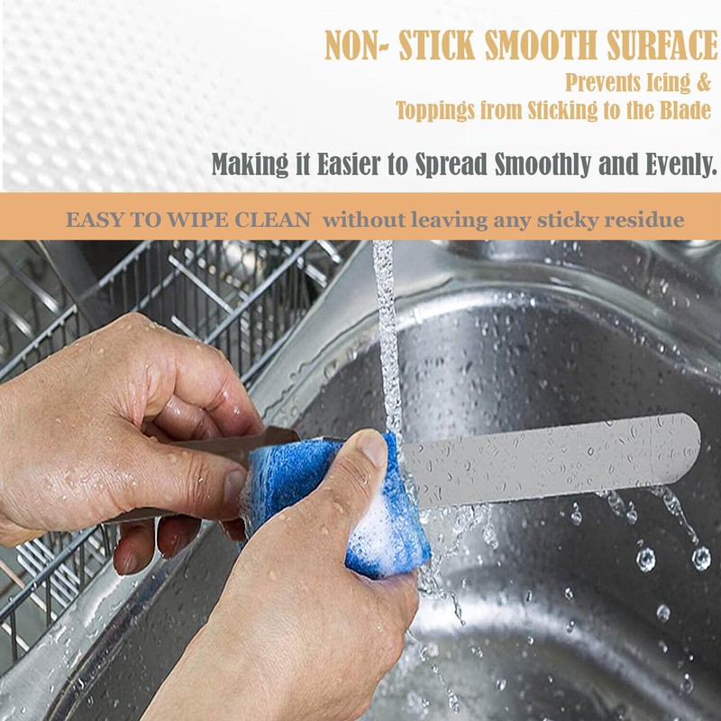 A2Z Scilab 7x Pastry Icing Spatulas Decorating Tools & Garnishing