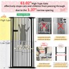 Lumizone Extra Tall Cat Gate 61.02" High Pressure Mounted Extra