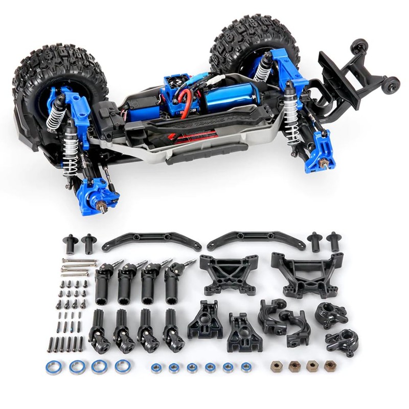 Traxxas Upgrade TRX9080X Reinforced Gear Kit Blue - Hoss/Slash/Rustler 4X4