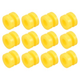 sourcing map RC Anti Vibration Rubber Balls for RC F4 F7 Flight Controller M3x4.6mm Shock Absorption Balls (Yellow), Pack of 12