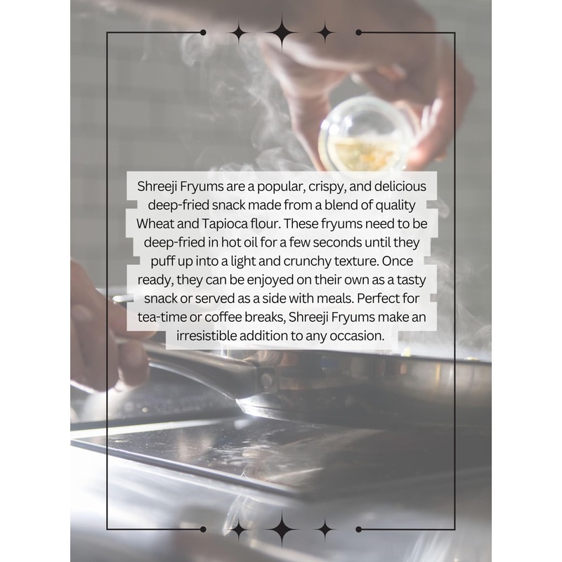 Shreeji Bhindi Colored Fryums 400g (14 Oz) *Fry & Eat*