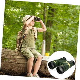 KOMBIUDA Kids Camouflage Binoculars for Outdoor Adventures High Definition Dual-Tube Telescope for Bird Watching and Travel Lightweight and Portable for Children