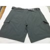 IRON CO. 'Warder' Stretch Tech Cargo Belted Shorts Surf Grey