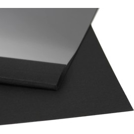 RAYSON Thermal Binding Cover, 6mm, 55 Sheets Binding Capacity, A4, Black, Pack of 25