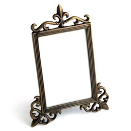 Liards Bronze 3 1/2" x 5" Fleur de Lis Picture Frame - Set of 3