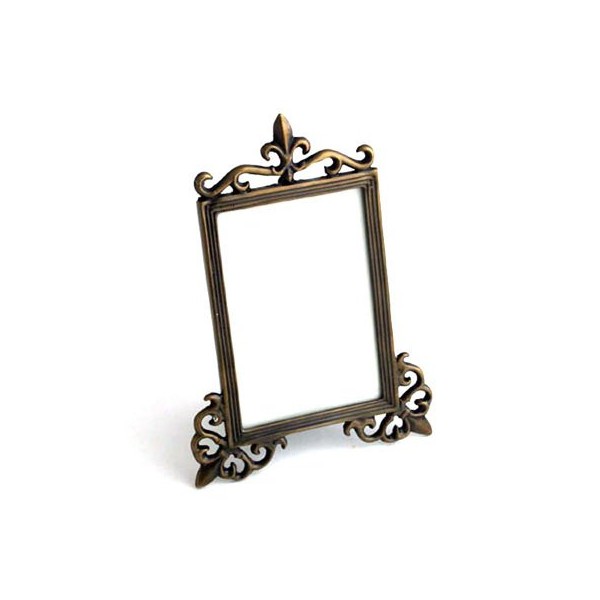 Liards Bronze 3 1/2" x 5" Fleur de Lis Picture