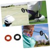 Outanaya 2Pcs Golfing Weighted Practice Rings Swing Speed Muscle Strength