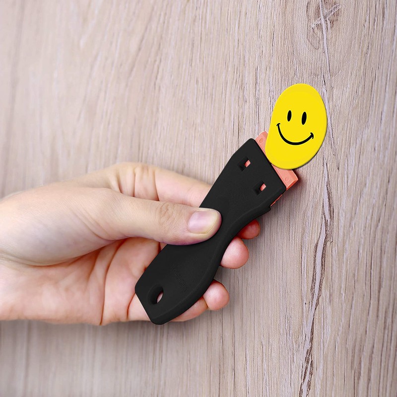 CANOPUS Plastic Scraper Tool Non Scratch with 10 Plastic Razor