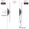 TRLIFE Wall Sconce Plug in, Modern Wall Sconce 12W Wall