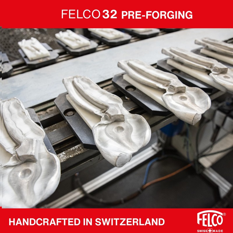 Felco F32 Pruning Shears – 8.3" Garden Clippers with Anvil