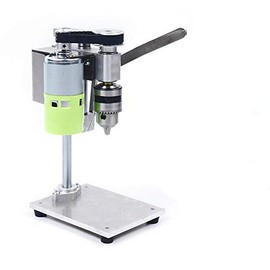 DENESTUS Mini Drill Press Compact Drill Presses Table Workbench Portable Electric Bench Jeweler Hobby Adjustable 7 Speeds 1000 to 4500 RPM Drilling Machine