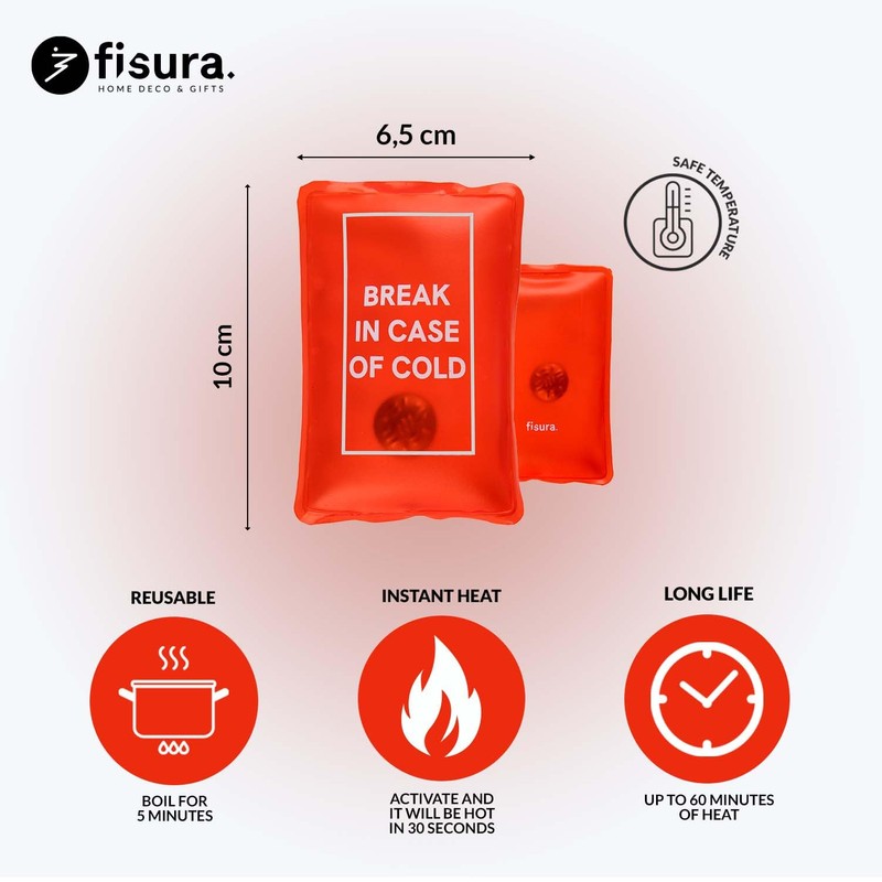 Fisura - Original Hand Warmer. Mini Hand Warmer Original Gel