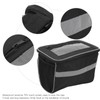 Mountain Bike Bicycle Handlebar Front Basket Bag with TPU Touchscreen