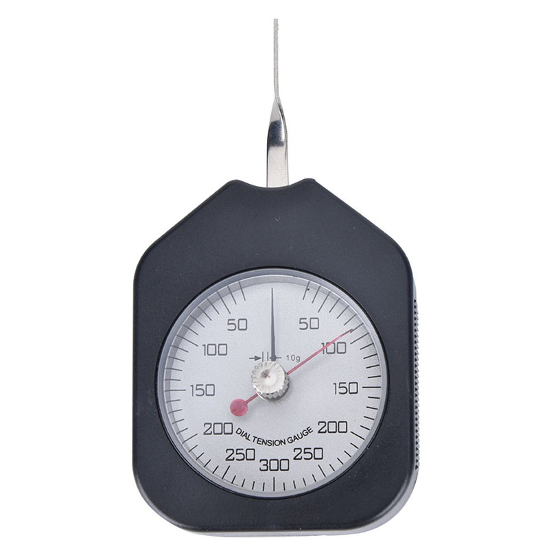 Plastic Pointer Type Double Needles Tension Meter Analog Dial Gauge