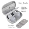 Wearable Breast Pumps Carrying Case, Hard Shell Case with Removable