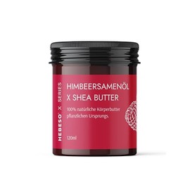 Natürliche Himbeeröl Körperbutter – Feuchtigkeitsspendend, nährend & regenerierend – Vegan & hautfreundlich – Perfekt für trockene Hautpflege – 120ml