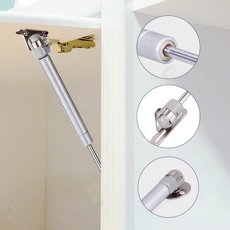 GothicBride 4 Pcs Gas Strut 80N Soft Close Hydraulic Hinge,