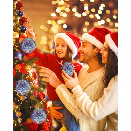 Cat Gifts for Cat Lovers Christmas Ornaments Stocking Stuffers Women Keepasake Xmas Tree Decor