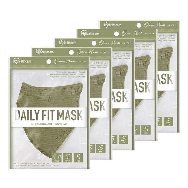 Iris Ohyama RK-D5SOK Non-Woven Mask, Set of 25, Small Size,
