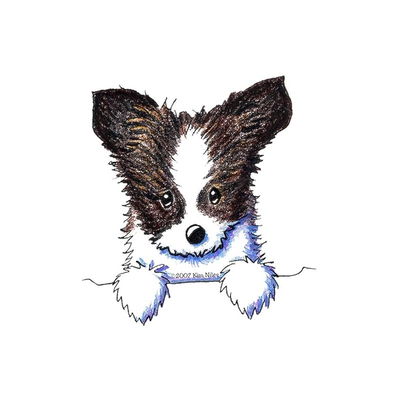 CafePress Pkt Papillon Puppy Rectangle Magnet (10 Pack) Rectangle Magnet,