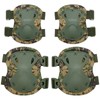 Qavctw Tactical Knee and Elbow Pads Set for Combat Airsoft