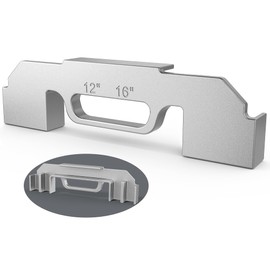 Kolvoii 3 in 1 Framing Tools, 12", 14" & 16" On-Center Stud Layout Tool, 100% Cast Aluminum Framing Jig, Stud Framing Tool for Walls, Roofs, Floors or Ladders