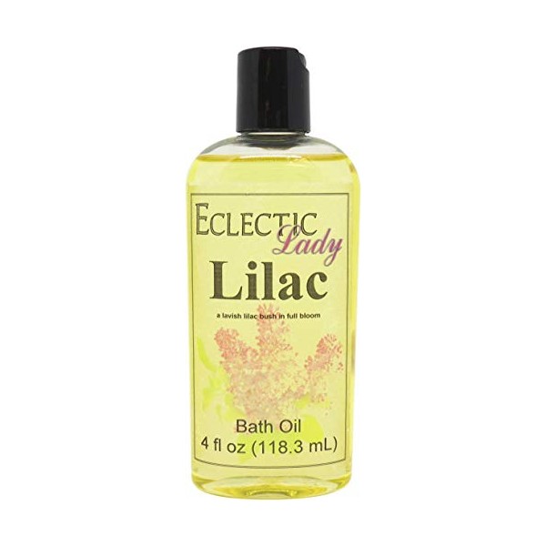 Lilac Bath Oil by Eclectic Lady, 4 oz