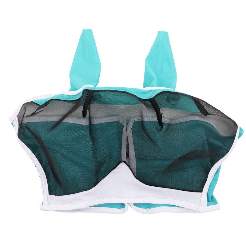 Mesh Horse Fly Mask Elastic UV Protection Detachable Breathable Horse