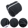 HOSTIC 1/2IN X 200FT 48 Strands Black Polyester Braided Rope