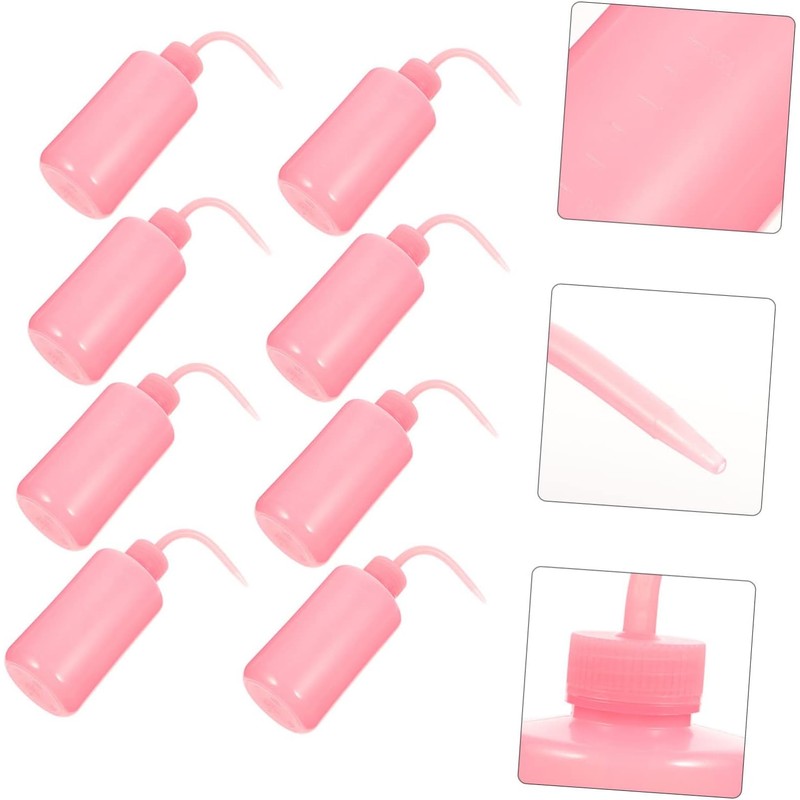 GANAZONO Botellas Exprimibles 8 Piezas para Limpieza de Pestañas 250ml