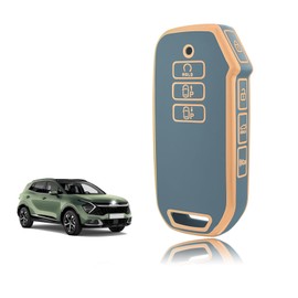 TOOMUME Key Case TPU Car Key Case Fits Kia Sportage R QL NQ5 GT-Line Grand Sorento 4 MQ4 Ceed CD Sportswagon Optima NIRO EV6, Key Cover Protection Key Shell - Smart Key