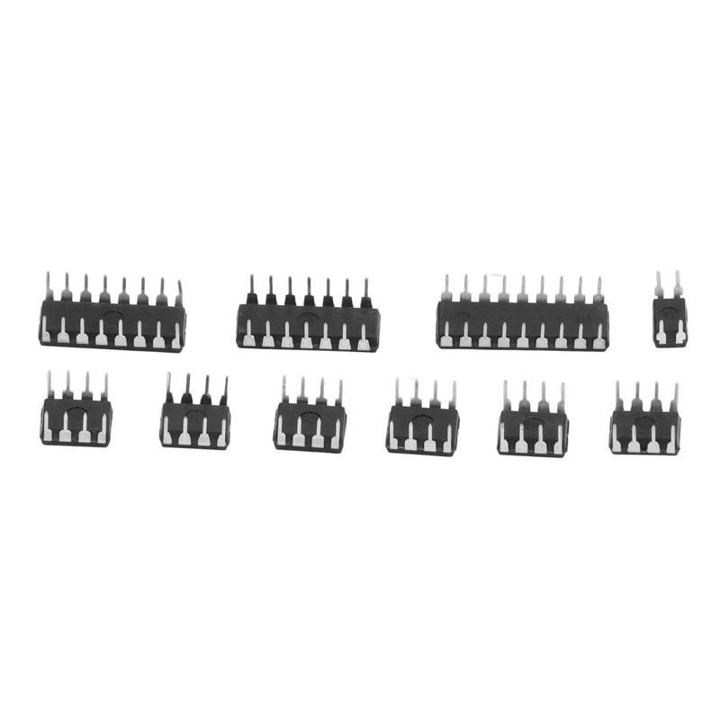 85 Pcs IC Assortment Kit 10 Specifications Integrated Circuit IC
