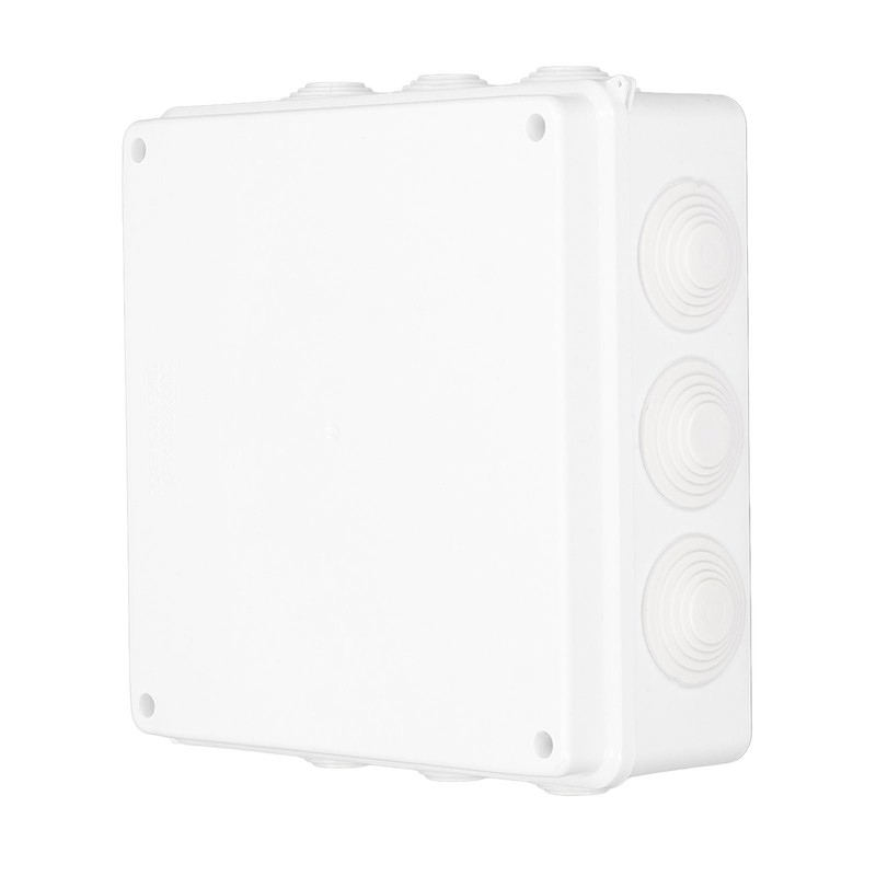 Electrical Junction Box 200x200x80mm IP65 Weatherproof Pre Drilled Electrical Enclosure
