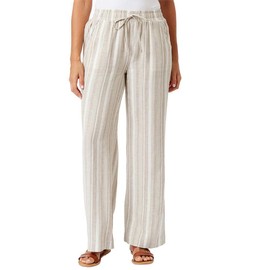 Briggs Ladies' Linen Blend Pull-On Pant (US, Alpha, Small, Regular, Regular, Tan)