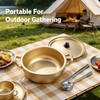 Korean Ramen Pot with Lid, Double Handle Ramen Cooking Pot