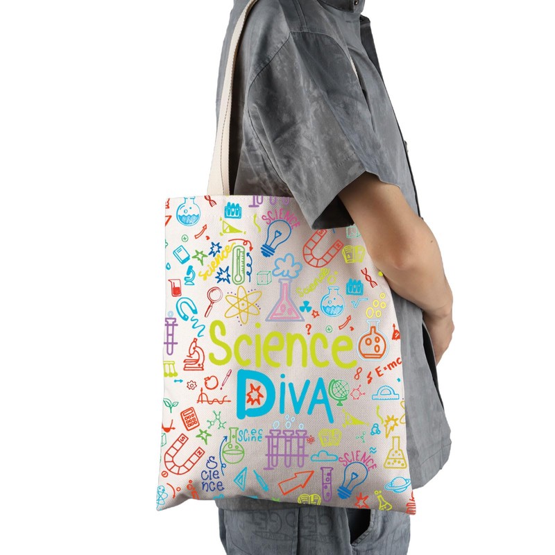 FEELMEM Science Diva Tote Bag Chemistry Science Gift Science Lovers