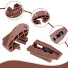 10PCS Drawer Slide Track Guide Glide for kenlin for Rite