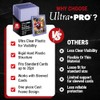 Ultra PRO - Toploaders de platino ultra transparentes de 3