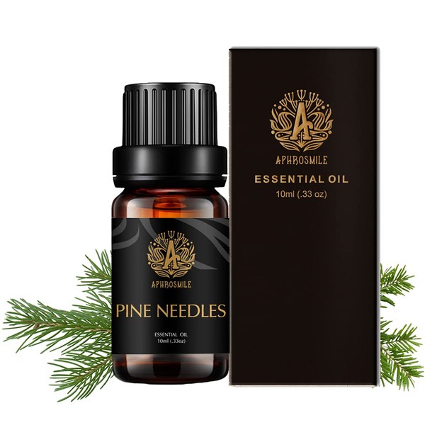 Aromatherapy Pine Needles Essential Oil for Diffuser, 100% Pure Pine Needles Essential Oil Aroma for Humidifier, Home, 0.33oz-10ml Aromatherapy Pine Needles Scented Oil for Massage, SKin Care