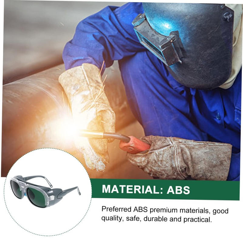 Outanaya 2pcs Welding Glasses Work Glasses for Men Dark Glasses