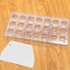 Avtytsda 21 Grid Chocolate Candy Mold PC Polycarbonate Chocolate Making